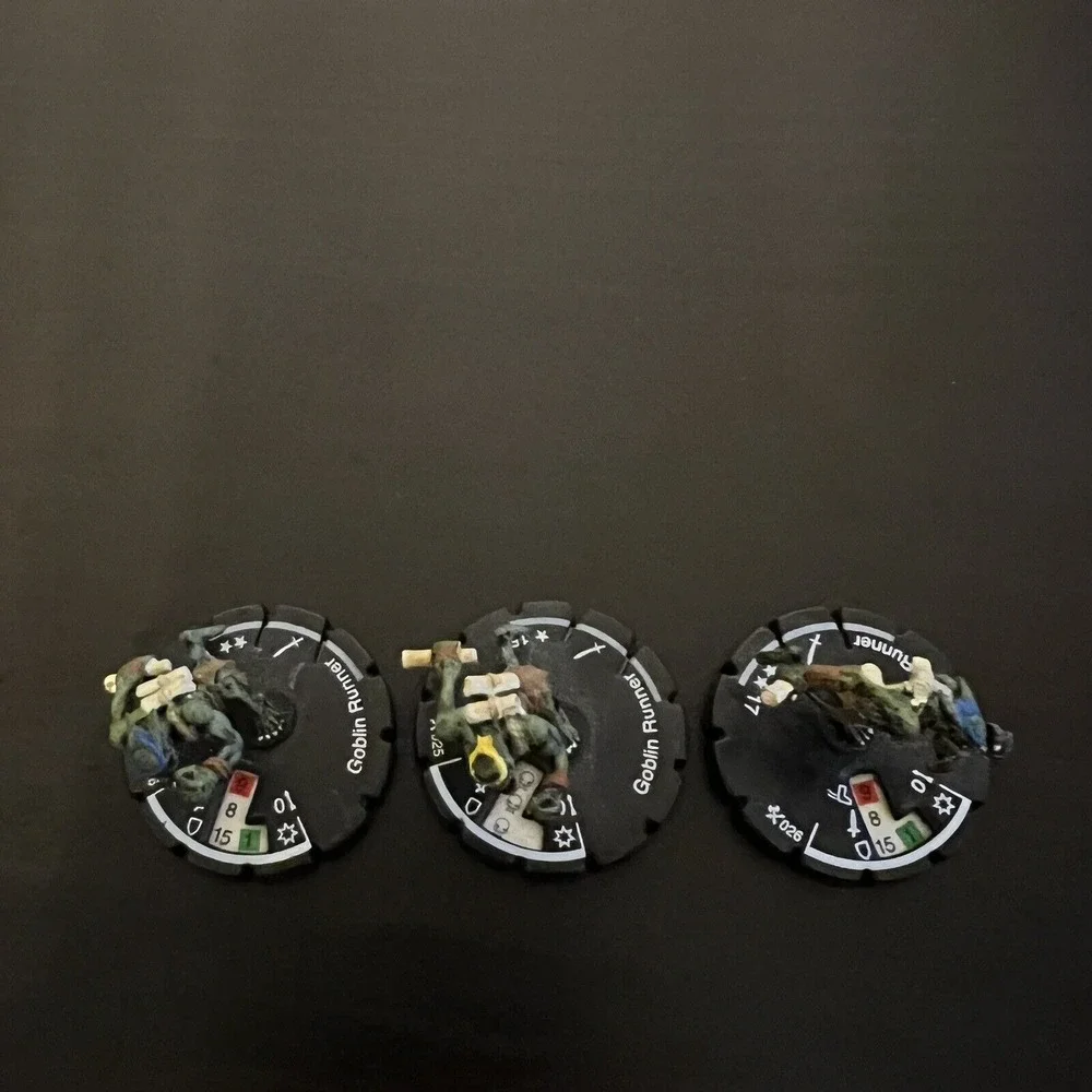 Mage Knight Goblin Runner Dwarven Golem Mud Lot of 11 D&D Pathfinder RPG 2003‎